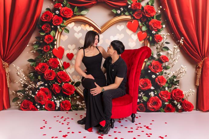 Couple proposal portrait session