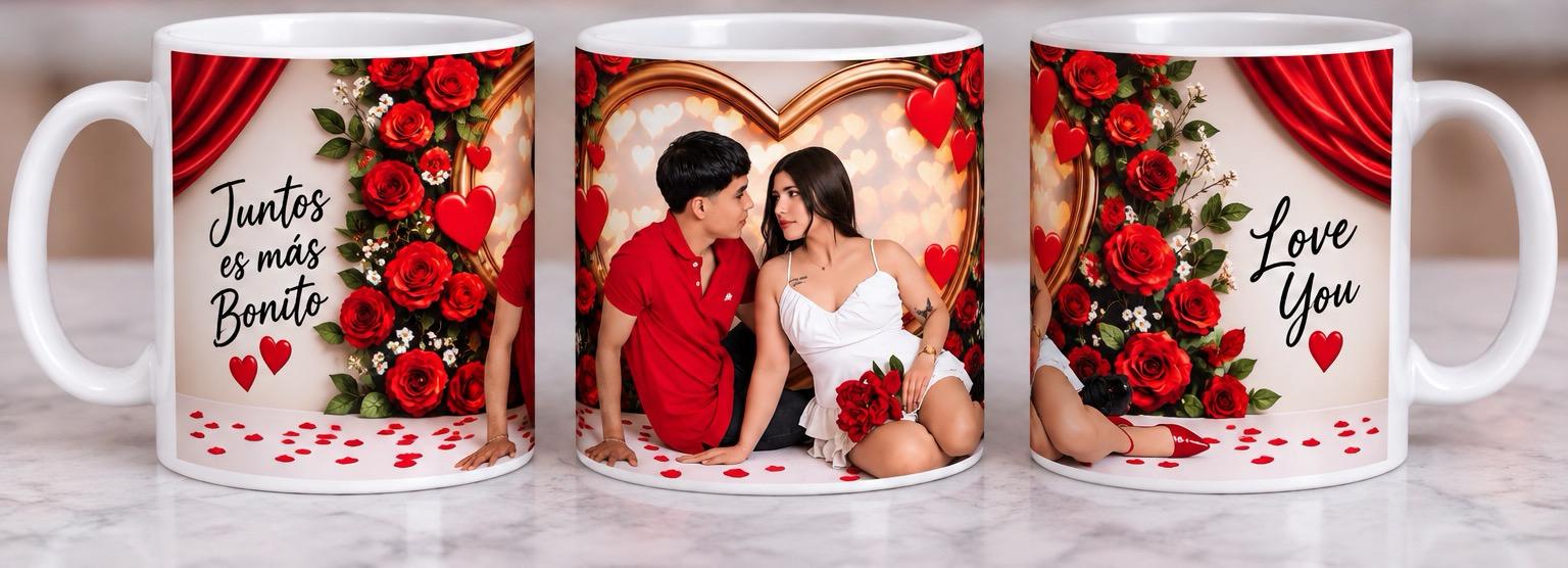 Couple photo mug sample from finished portraits