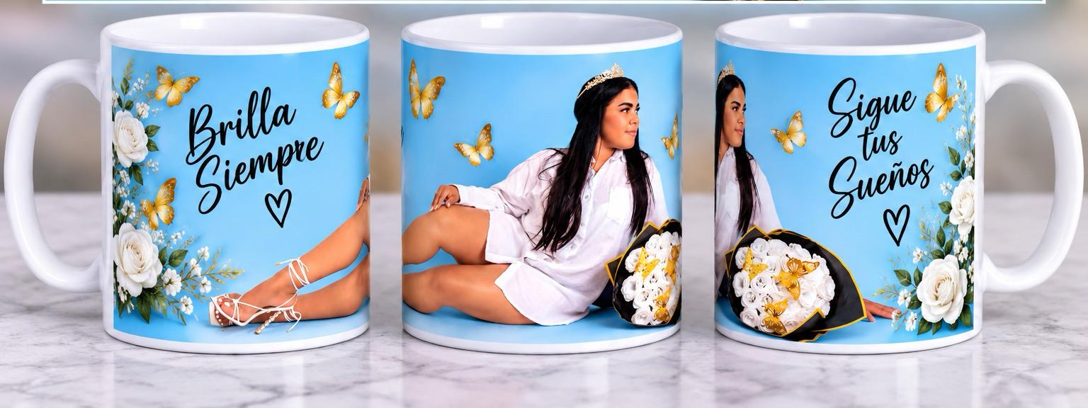 Graduation photo mug sample from finished portraits